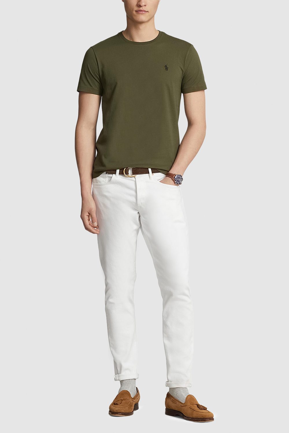 תמונת כל הלוק של חולצת טי מכותנה POLO RALPH LAUREN